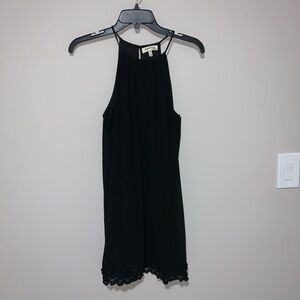 Monteau Halter Black slip dress Monteau Los Angeles XS